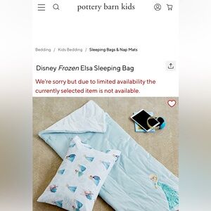 Disney Frozen Elsa Sleeping Bag